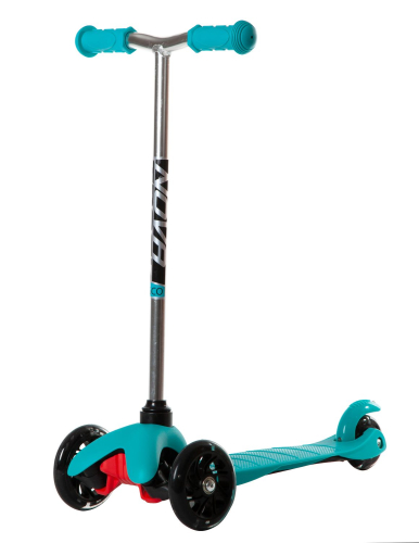 Самокат-кикборд Novatrack Disco-kids Start (2020), бирюзовый