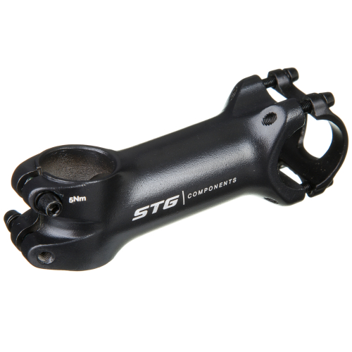 Вынос регулируемый STG AS-302A, длина 100 мм, подъем 40 мм, под руль 31.8 мм, алюминий, черный, черный