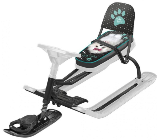 Снегокат НИКА Тимка спорт 4-1 ТС4-1/БЛ, С болонкой, с болонкой