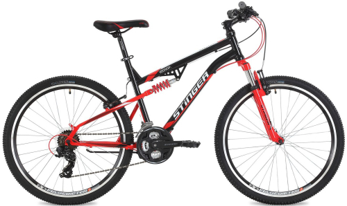 Велосипед Stinger Discovery 26" (2018), рама 18" (165-175 см), черный