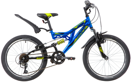 NOVATRACK SHARK 6-spd 20" (2020) (110-130 см), синий