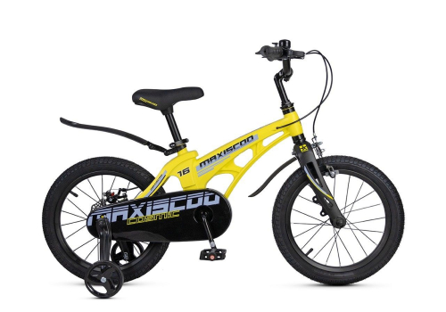 Велосипед Maxiscoo Cosmic Стандарт 16 (2025) (98-110 см), желтый