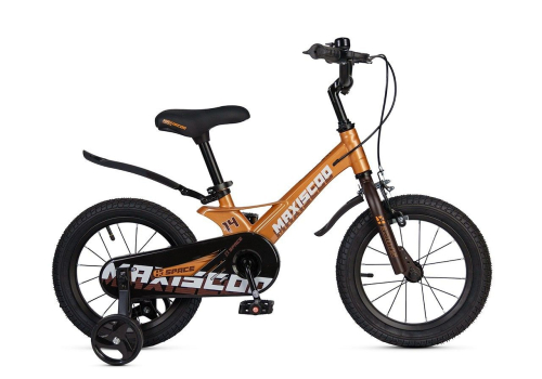 Велосипед Maxiscoo Space Стандарт 14 (2025) (98-110 см), оранжевый