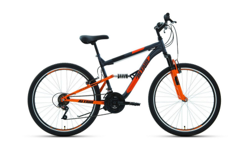 Велосипед ALTAIR MTB FS 1.0 26" (2022), рама 16" (155-165 см), серый