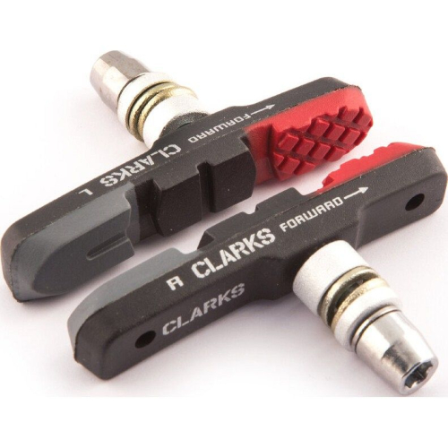 Тормозные колодки Clarks CPS-301, V-Brake, цветные, всепогодные, 3-110