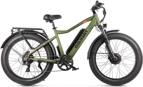 Электровелосипед Gelbert Pegas 3 DUAL PRO, хаки