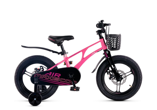 Велосипед Maxiscoo Air Pro 16 (2025) (98-110 см), розовый