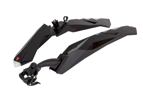 Крылья STG FD-38 F/R FOR 27,5-29, переднее и заднее с фонариком