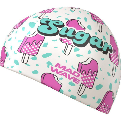 Шапочка силиконовая Mad Wave Sugar, белый
