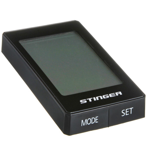 Велокомпьютер STG, 22 функций, безпроводной, подсветка, черный.