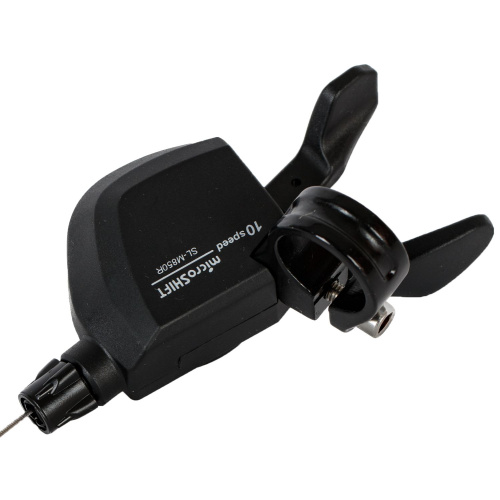 Шифтер Microshift SL-M850, правый, 10 скоростей, трос 1800 мм, черный