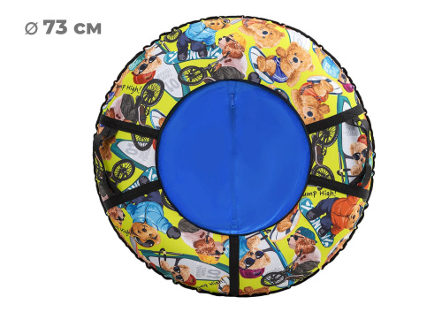 Тюбинг-ватрушка Тяни-Толкай 73см ОКСФОРД BEAR (С камерой), ТТ.002VR8