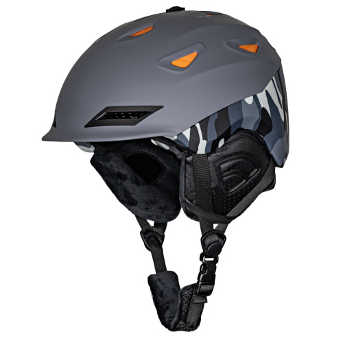 Шлем зимний White Owl MS-102, для катания на сноуборде/горных лыжах, серый
