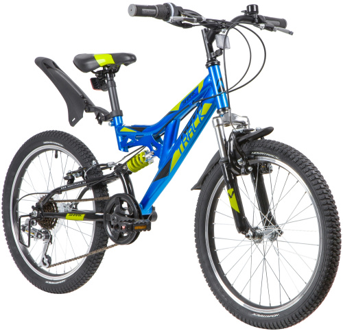 NOVATRACK SHARK 6-spd 20" (2020) (110-130 см), синий