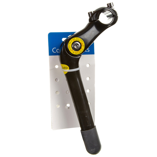 Вынос STG RA-038 80 мм, под руль 25.4 мм, черный, со штырем в компл регулир по высоте, черный