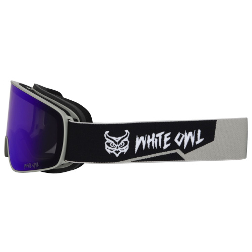 Маска горнолыжная White Owl FA-123, серый-черный