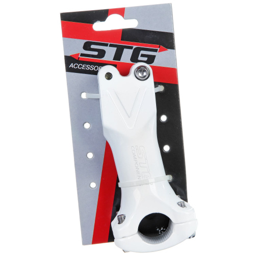 Вынос STG HS-078 80 мм, под руль 28,6 мм, белый, белый