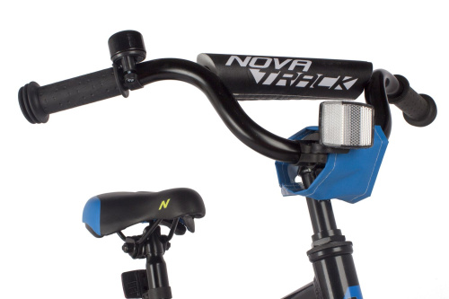 Велосипед NOVATRACK DODGER 14" (2022) (98-110 см), черный