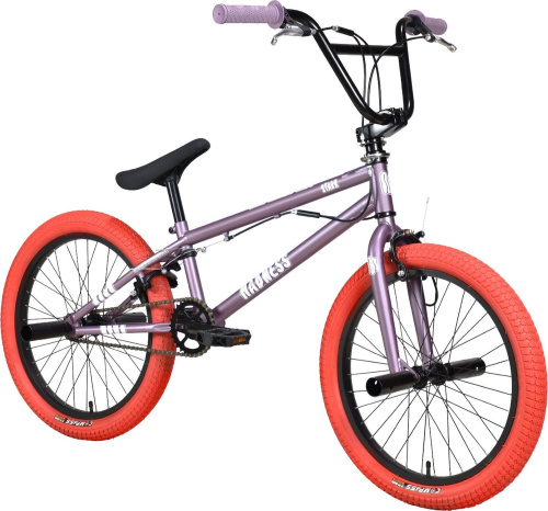 Велосипед Stark Madness BMX 2 (2024), фиолетово-серый/перламутр