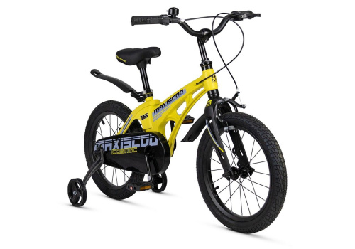 Велосипед Maxiscoo Cosmic Стандарт 16 (2025) (98-110 см), желтый