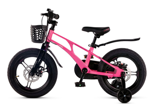Велосипед Maxiscoo Air Pro 16 (2025) (98-110 см), розовый
