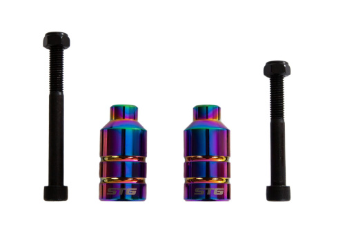 Пеги для трюкового самоката с осью, 22.2 мм, алюминиевые