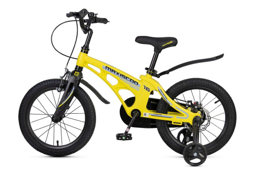 Велосипед Maxiscoo Cosmic Стандарт 16 (2025) (98-110 см), желтый