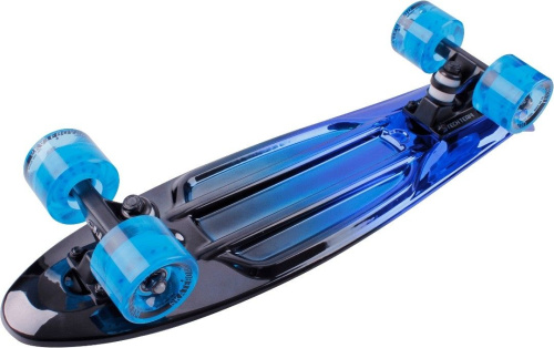 Скейтборд круизер Tech Team Metallic 22, синий