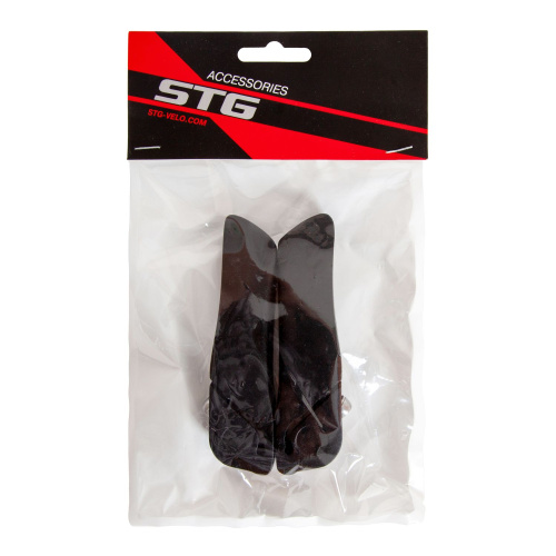 Рога на руль STG GR6254, алюминий, черный, черный